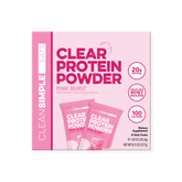 Clear Protein Powder: Pink Burst (8 Single Serving Stick Packs)
