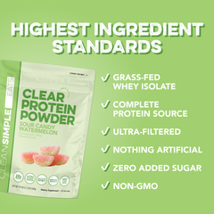 Clear Protein Powder: Sour Candy Watermelon (20 Servings)