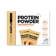 Protein Powder: Snickerdoodle (10 Single Serving Stick Packs)