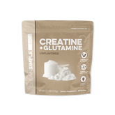Creatine + Glutamine: Unflavored (30 Serving Bag)