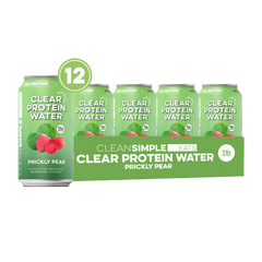 Clear Protein Water: Prickly Pear (12 Oz. | 12 Pack)