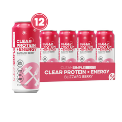 Clear Protein + Energy: Blizzard Berry (12 Pack)