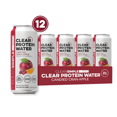 Clear Protein Water: Candied-Cran Apple (12 Pack)