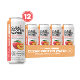 Clear Protein Water: Peach Mango Creme (16 Oz. | 12 Pack)