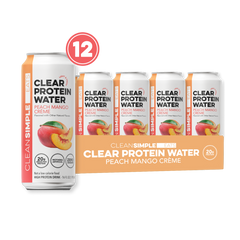 Clear Protein Water: Peach Mango Creme (16 Oz. | 12 Pack)