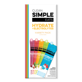 Hydrate + Electrolytes: Variety Pack (10 Single Serving Stick Packs)