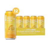 Clear Protein Soda: Frosted Lemonade (16 Oz. | 12 Pack)