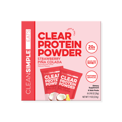 Clear Protein Powder: Strawberry Piña Colada (8 Single Serving Packs)