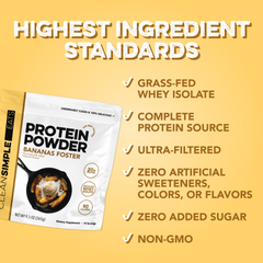 Protein Powder: Bananas Foster (10 Serving Bag)