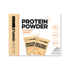 Protein Powder: Coconut Cream (10 Single Serving Stick Packs)