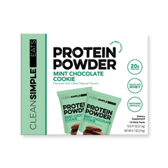 Protein Powder: Mint Chocolate Cookie (10 Single Serving Stick Packs)