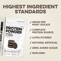Protein Powder: Cookies 'N Cream (20 Serving Bag)
