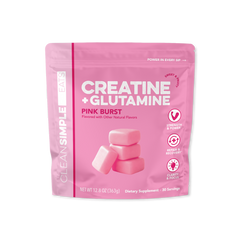 Creatine + Glutamine: Pink Burst (30 Serving Bag)