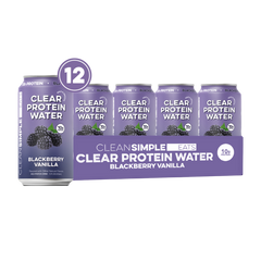 Clear Protein Water: Blackberry Vanilla (12 Oz. | 12 Pack)