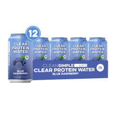 Clear Protein Water: Blue Raspberry (12 Oz. | 12 Pack)