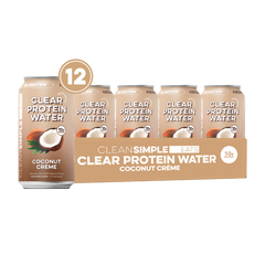 Clear Protein Water: Coconut Créme (12 Oz. | 12 Pack)