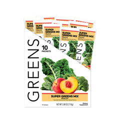Greens: Peachy Greens Mix (10 Single Serving Stick Packs)