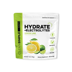 Hydrate + Electrolytes: Lemon Lime (30 Serving Bag)