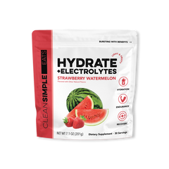Hydrate + Electrolytes: Strawberry Watermelon (30 Serving Bag)