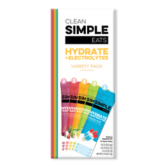 Hydrate + Electrolytes: Variety Pack (10 Single Serving Stick Packs)