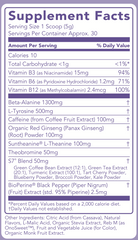 Energy + Pre-Workout: Frosty Grape (30 Servings)
